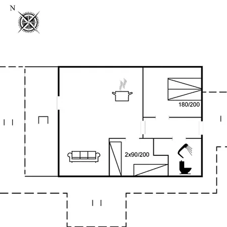 Дом отдыха Aage - 300m To The Inlet By Interhome